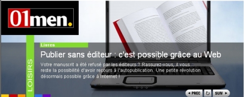 Lire le dossier 01men sur l'auto-édition